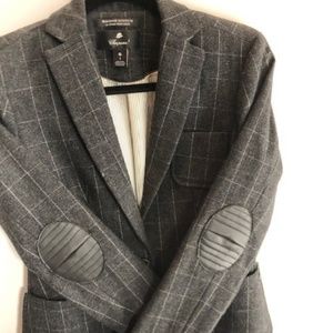 Maison Scotch blazer with elbow patches